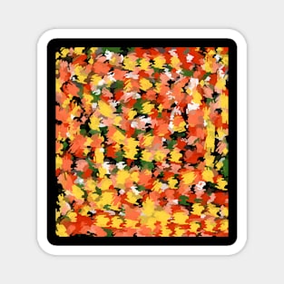 watercolor seasonal autumn leaves Magnet