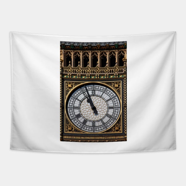 Clock Tower Tapestry by jwwallace