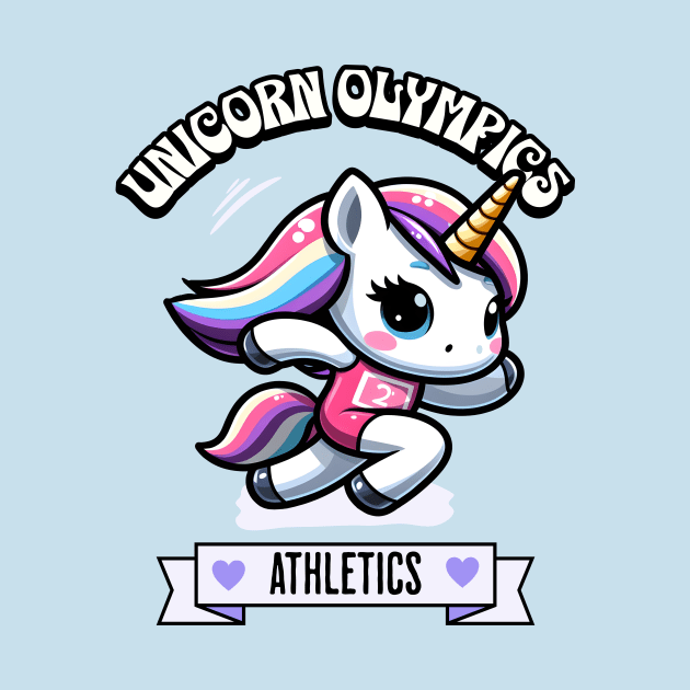 Athletics Unicorn Olympics ✨🦄 Running by Pink & Pretty