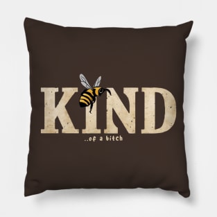 Bee Kind retro Pillow