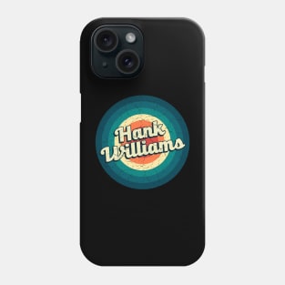 Graphic Hank Name Retro Vintage Circle Phone Case