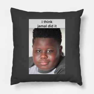 I Heart Jamal Did It Funny Meme Pillow