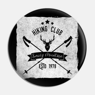 Smoky Mountain Hiking Club (light) Pin