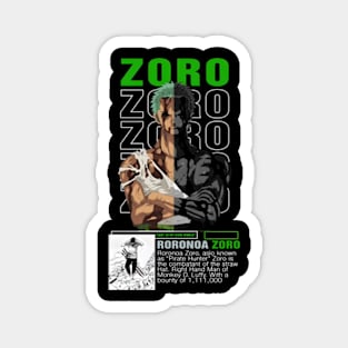 roronoa zoro quote one piece manga Magnet