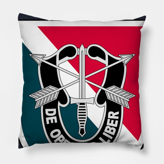 11th Special Forces Group Pillow by MBK