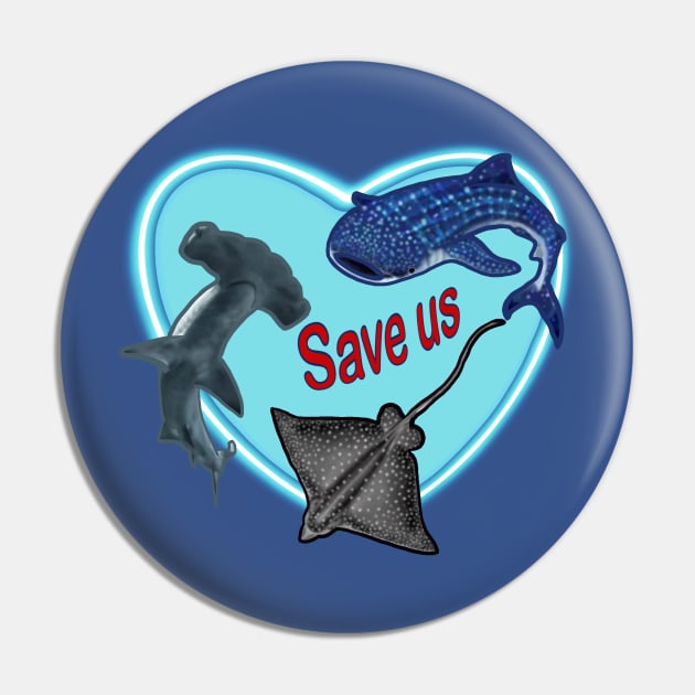 Save the animals Pin by Keatos