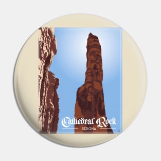 Cathedral Rock Poster Pin