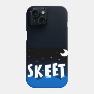 Skeet Language in Air over Moon Phone Case