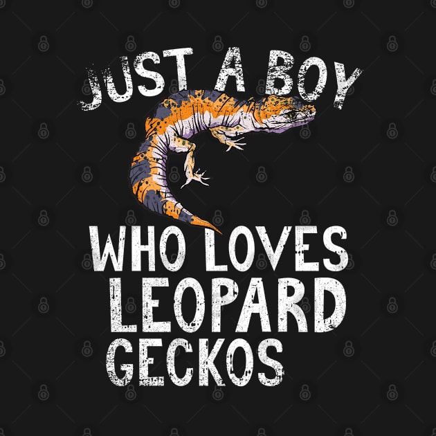 Just A Boy Who Loves Leopard Geckos by simonStufios