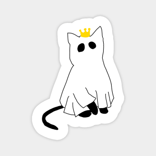 Ghost Arthur Cat Magnet