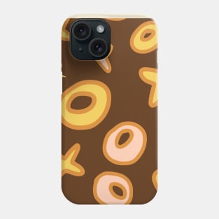 Autumn Fish Stars Tiny Donuts Foodie Pattern Phone Case