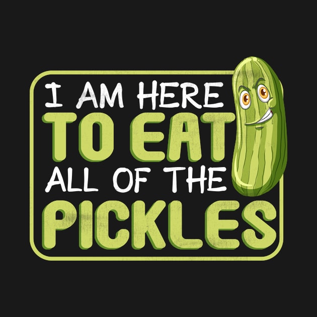 Eat Cucumber Here Eat All Vegetarian Pickles by Print-Dinner