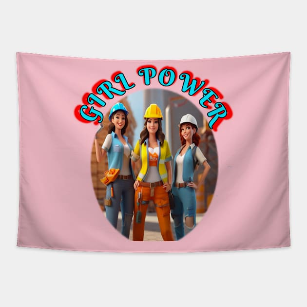 Girl Power Tapestry by sailorsam1805