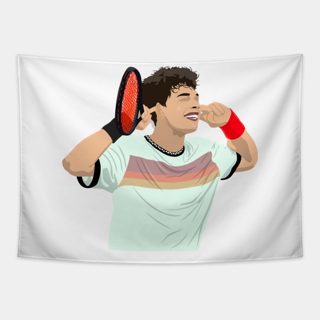 the future of American men's tennis Tapestry by rsclvisual