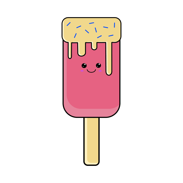 Cute Kawaii Paleta Ice Cream by KawaiinDoodle