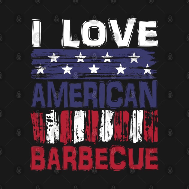 I Love American Barbecue by Nerd_art