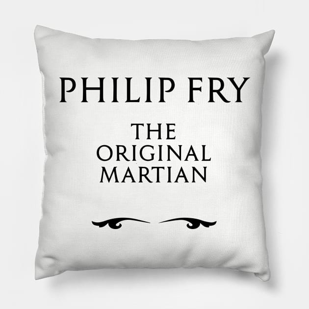 the original martian Pillow by Eugene and Jonnie Tee's