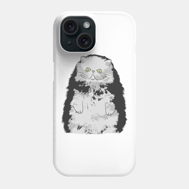 Chubby Cat Phone Case by ImaginativeWild