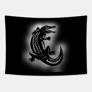 Aligator Graffiti Style Tapestry