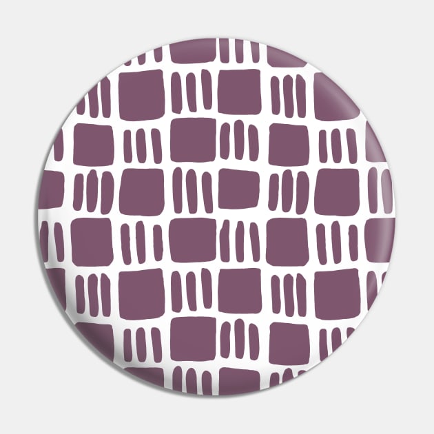 Abstract squares - mauve Pin by wackapacka