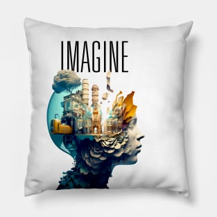 Imagination: The Dance of Imagination Where Wonders Are Born Pillow