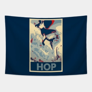 Kangaroo Hop Political Parody Tapestry