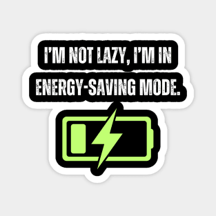 Lazy Energy Power Saving Mode Recharge Battery Magnet