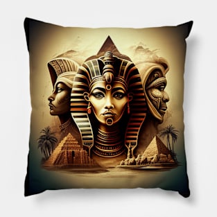 Pharaohs modern art Pillow