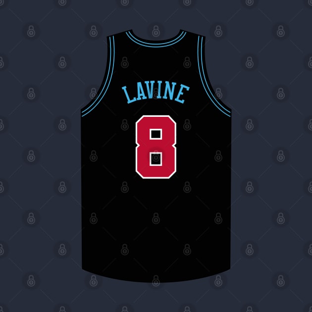 Zach Lavine Chicago Jersey Qiangy by qiangdade