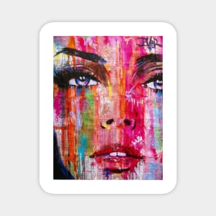 Face women art Magnet