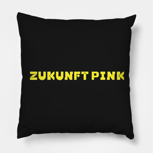 Peter Fox Zukunft Pink Pillow by MiloAndOtis