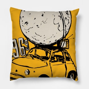 Fiat 500 moon landing Pillow