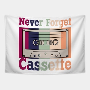 Never Forget Cassette Tapestry