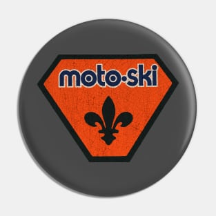 Moto Ski Snowmobiles Pin