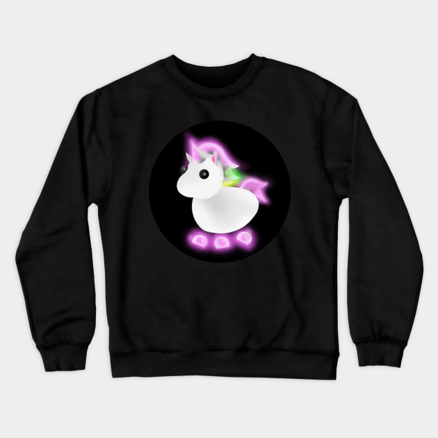 Adopt Me Roblox Unicorn Roblox Crewneck Sweatshirt Teepublic - how to get the unicorn outfit in roblox