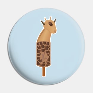 Giraffe Latte IceCreamAl Pin