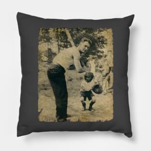 Lou Gehrig Plays Sandlot Baseball, 1927 Pillow