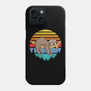 Sloth Sleepy Design Phone Case