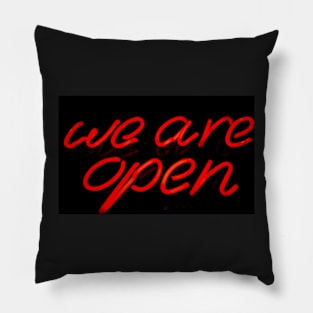 We are Open Pillow