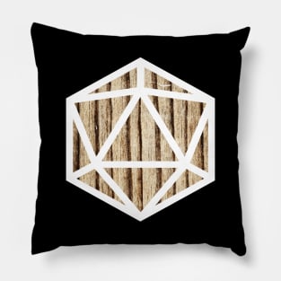 D20 Decal Badge - Sylvan Wall Pillow