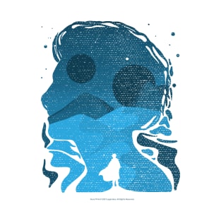 Paul Atreides on Arrakis, Double Exposure Minimalist Illustration T-Shirt