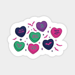 Laszlo Cravensworth Conversation Hearts Magnet