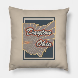 Dayton Ohio Pillow