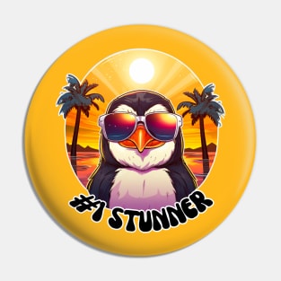 #1 Stunner Penguin - Sunset Style Pin