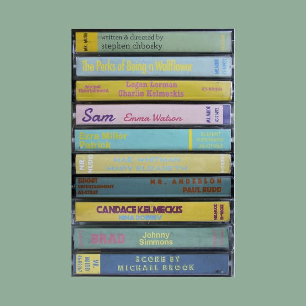 The Perks of Being a Wallflower Cassettes by JordanBoltonDesign