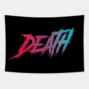 Death typography design Tapestry