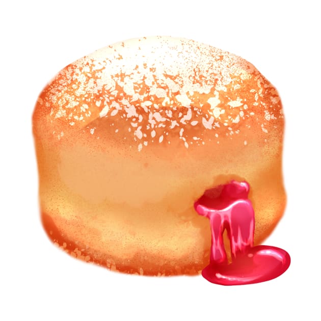 Jam Filled Donut by Moemie