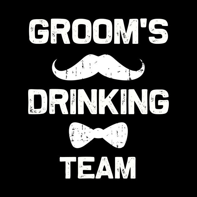 Groom's Drinking Team | Bachelor Party Squad | Crew T-shirt by MerchMadness