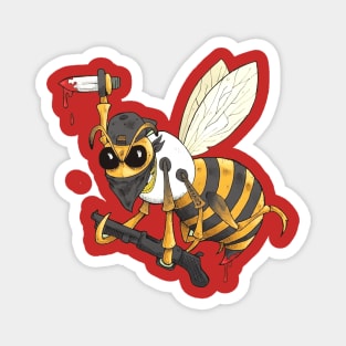 Bee Covid Magnet