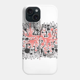 Abstract doodle art Phone Case